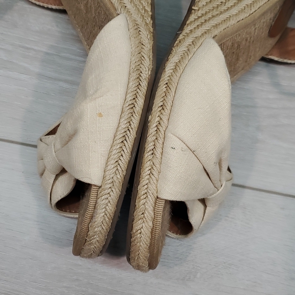 Lucky Brand Womens Kavala Espadrille Wedge Ankle Strap Sandals shoes sz 10B - Picture 10 of 13